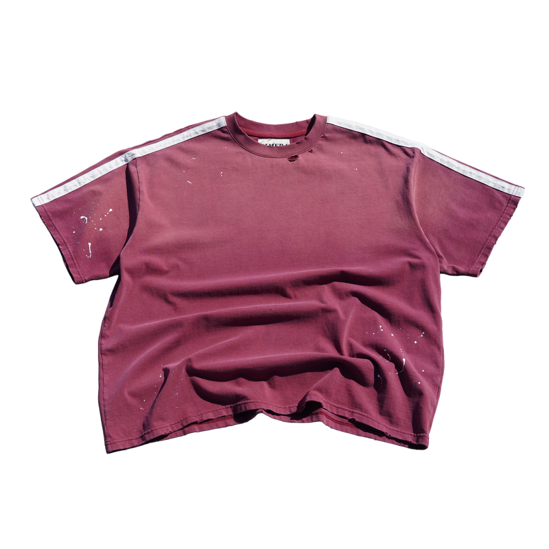 Haze Tee — Wine Red